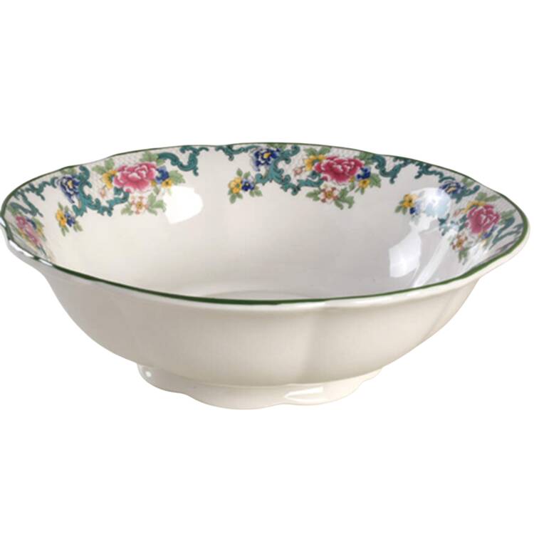 Floradora Green Large Fruit Bowl