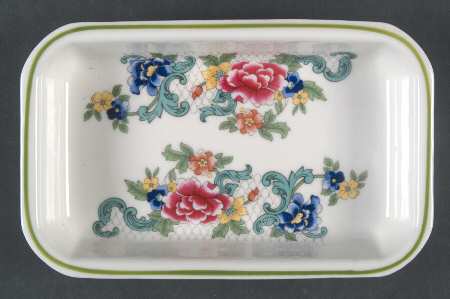 Floradora Green Rectangular Hors d'Oevre Dish