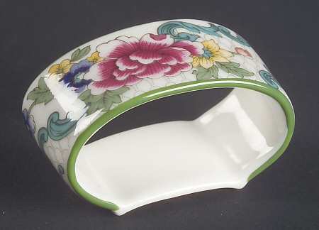 Floradora Green Napkin Ring