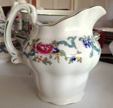 Floradora Green Pitcher