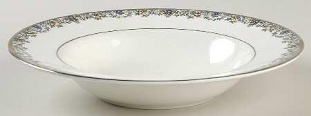 Flowerlace Rim Soup Bowl
