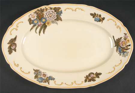 Floretta 15" Oval Serving Platter