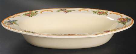 Floretta 11" Oval Vegetable Bowl