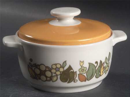 Forest Flower Individual Casserole & Lid