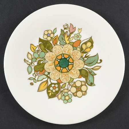 Forest Flower Salad Plate