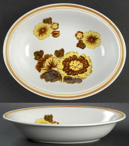 Forest Glen 10" Oval Vegetable Bowl