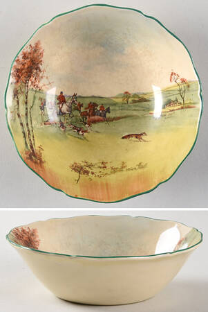 Fox Hunting A Coupe Cereal Bowl