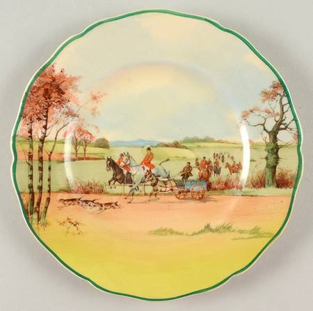 Fox Hunting A Bread & Butter Plate