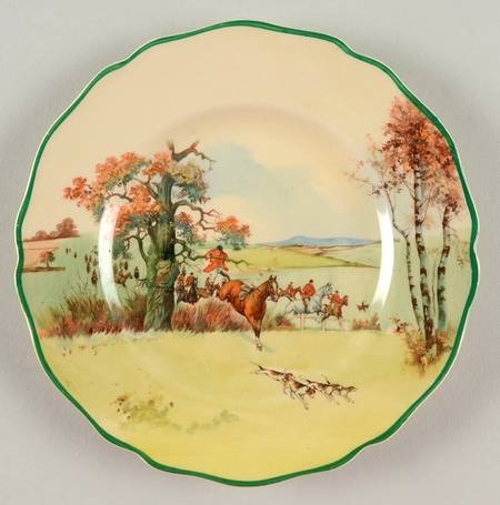 Fox Hunting A Bread & Butter Plate
