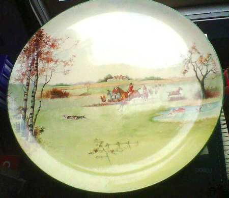 Fox Hunting A Wall Plate