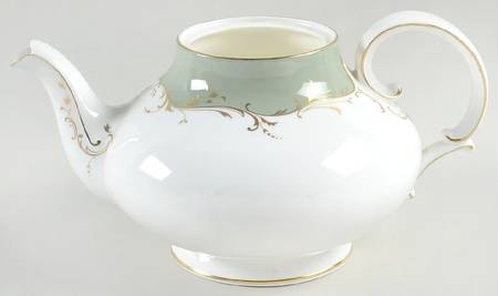 Fontainebleau Green Teapot No Lid