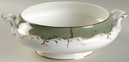 Fontainebleau Green Round Vegetable No Lid