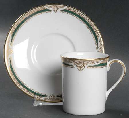 Forsyth Flat Demitasse Cup & Saucer Set