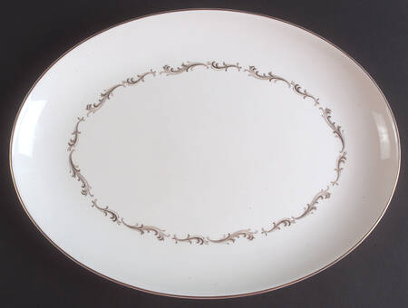 French Provincial 16" Oval Serving Platter
