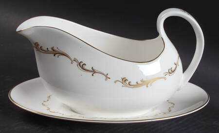 French Provincial Gravy Boat & Underplate