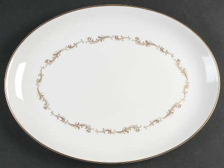 French Provincial 13" Oval Serving Platter