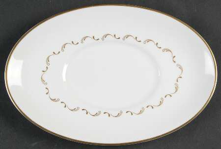 French Provincial Underplate for Gravy Boat