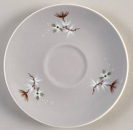 Frost Pine Saucer for Flat Cup