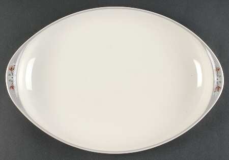 Frost Pine 14" Oval Serving Platter