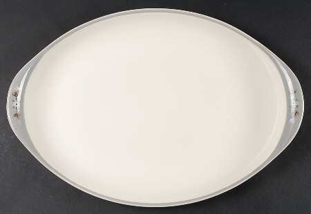 Frost Pine 17" Oval Serving Platter