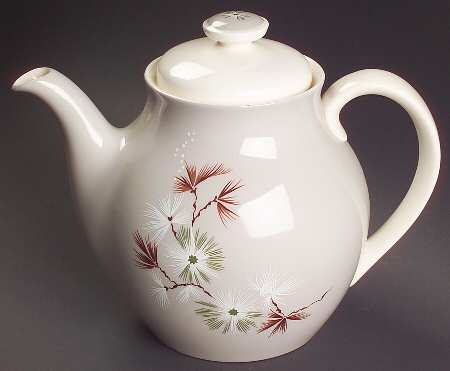 Frost Pine Teapot & Lid