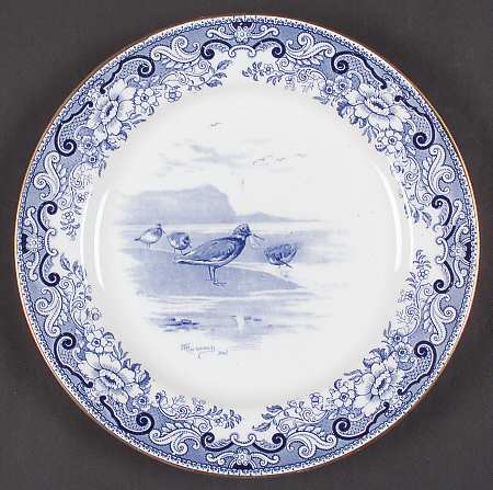 Game Birds A-1 Blue by Royal Doulton