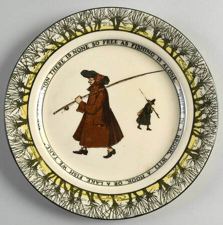Gallant Fishers A Dinner Plate