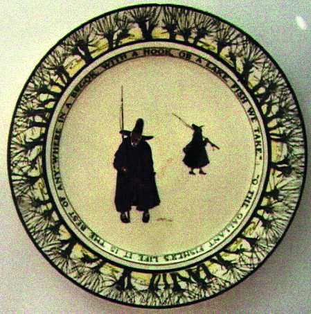 Gallant Fishers A Luncheon Plate