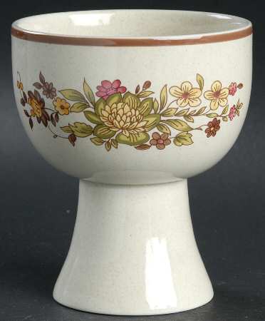 Gaiety Brown China Goblet