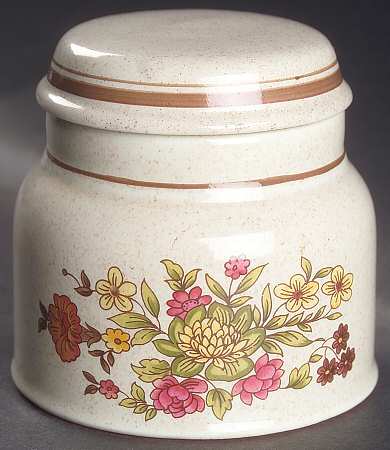 Gaiety Brown Sugar Bowl & Lid