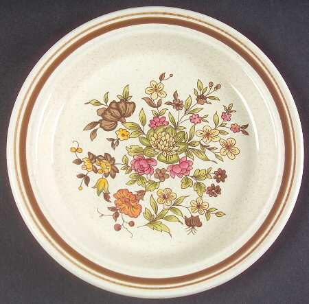 Gaiety Brown Bread & Butter Plate