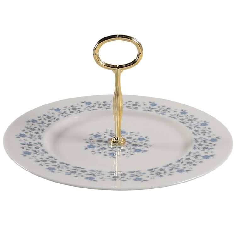Galaxy Round Serving Plate with Center Handle (Dp) Hc