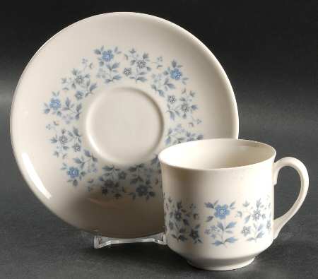 Galaxy Flat Cup & Saucer Set