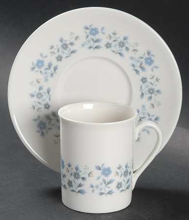 Galaxy Flat Demitasse Cup & Saucer Set