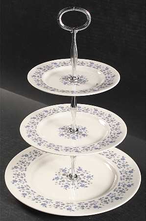Galaxy 13 7/8"-14 1/4" 3-Tiered Serving Tray(DP,SP,BB) HC