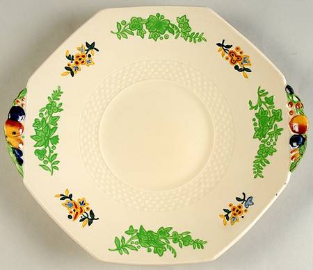 Gay Lady Handled Cake Plate
