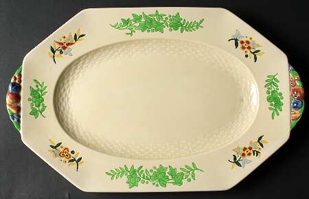 Gay Lady 18" Oval Serving Platter