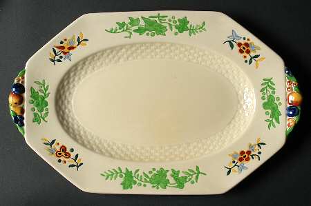 Gay Lady 13" Oval Serving Platter