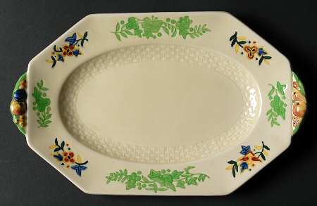 Gay Lady 11" Oval Serving Platter