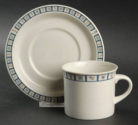 Gallery Flat Cup & Saucer Set