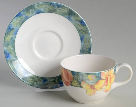Georgia Flat Cup & Saucer Set