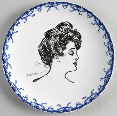 Gibson Girl (Heads) Dinner Plate