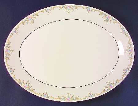 Giselle 16" Oval Serving Platter