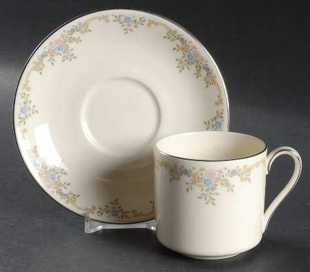Giselle Flat Demitasse Cup & Saucer Set