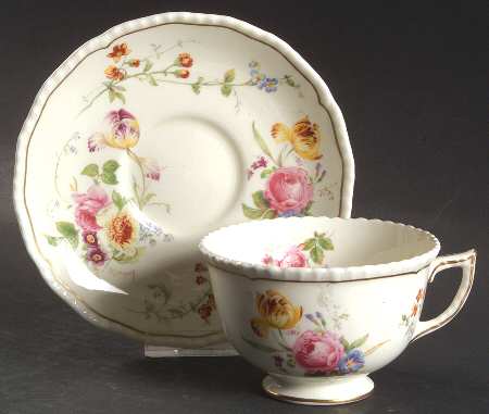 Gleneagles Footed Cup & Saucer Set