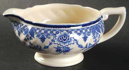 Glendale Blue Gravy Boat
