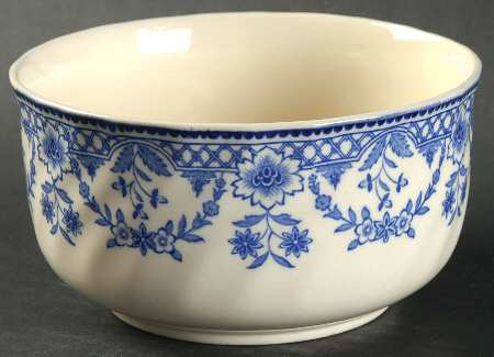 Glendale Blue Cranberry Bowl