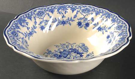 Glendale Blue 9" Round Vegetable Bowl