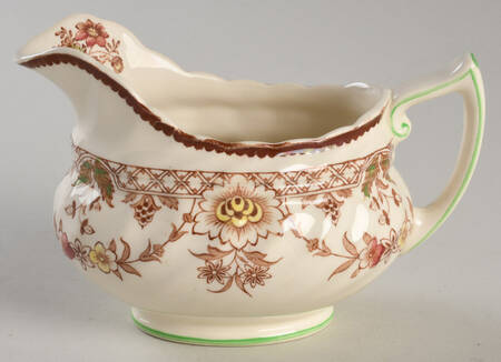 The Glendale Brown Multicolor Creamer