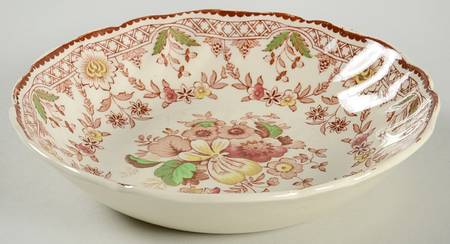 The Glendale Brown Multicolor Fruit/Dessert (Sauce) Bowl